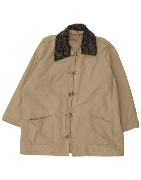 Montgomery vintage da uomo UK 46 3XL Cotone beige