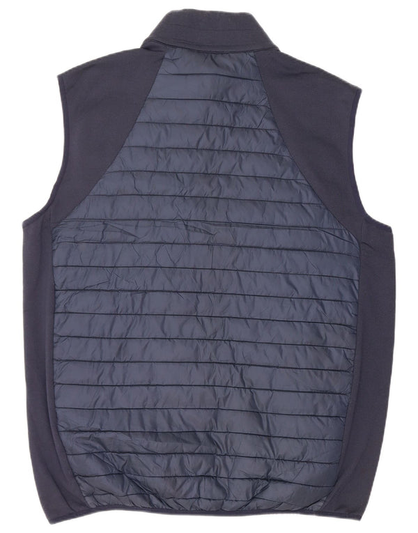 CALVIN KLEIN Gilet imbottito da uomo UK 42 XL Poliestere blu navy