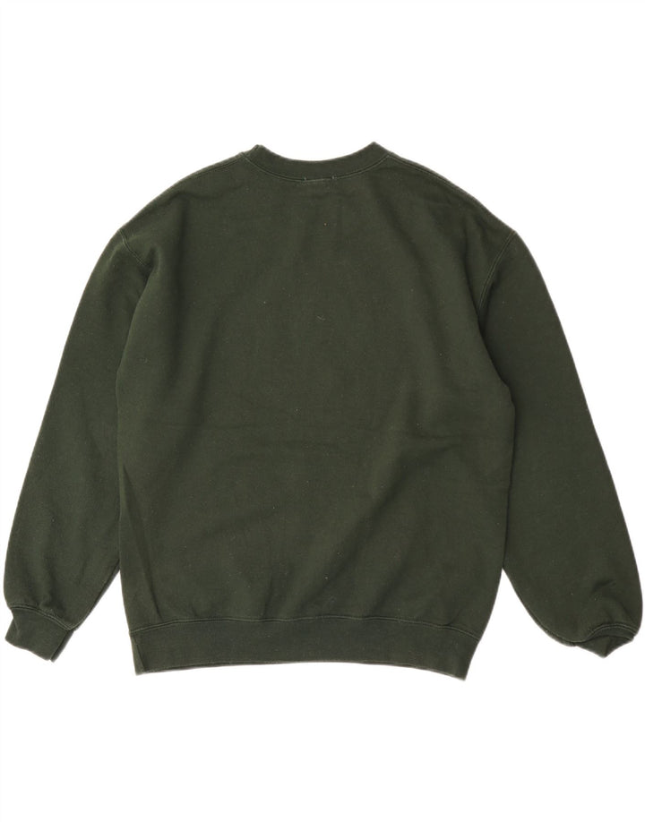 Topshop Felpa grafica da donna Maglione UK 14 Verde medio