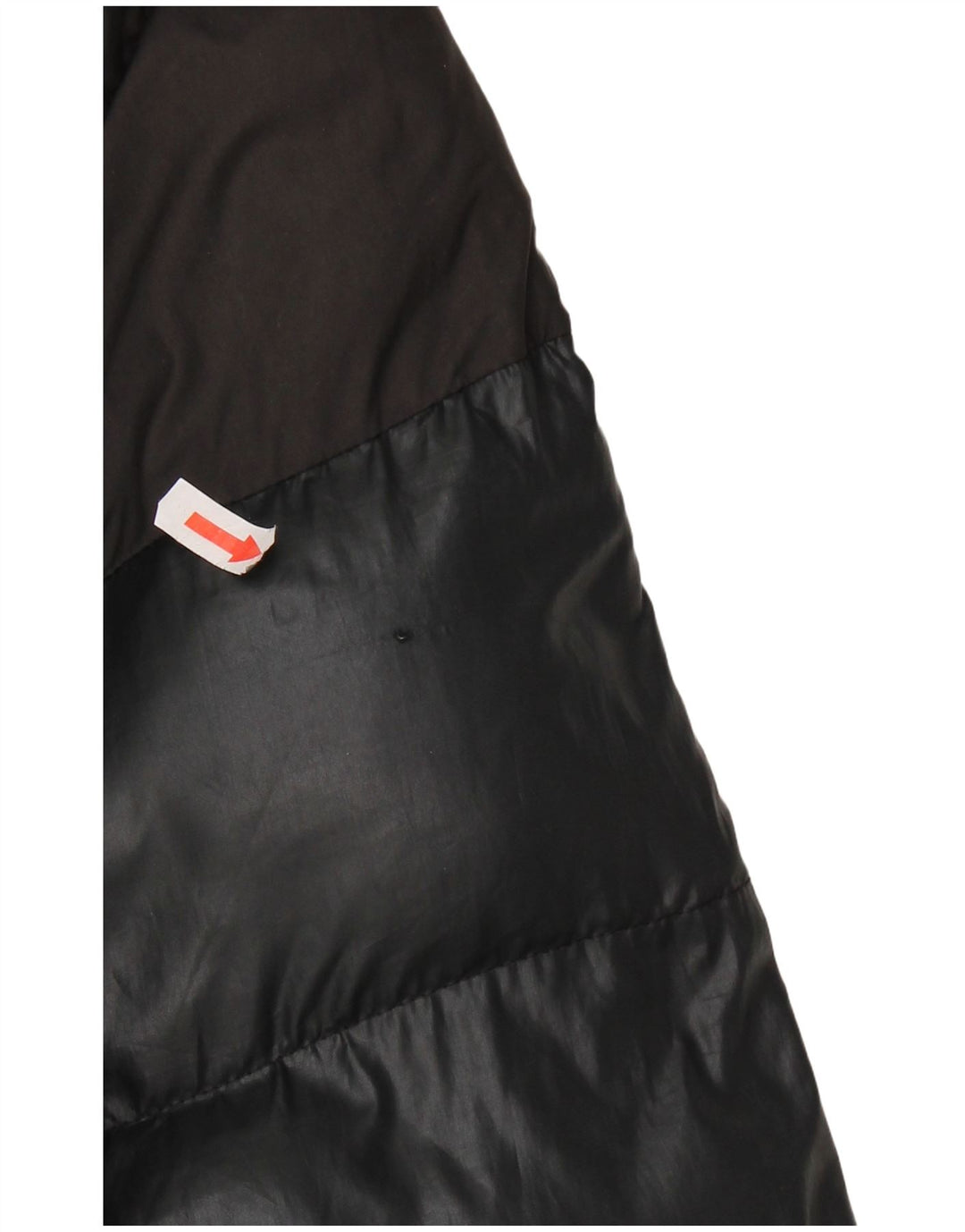 Giacca imbottita con cappuccio da donna ADIDAS UK 16 grande poliestere color block nero