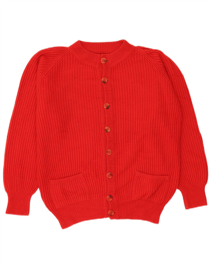 Maglione cardigan da uomo vintage taglia 46 XL rosso