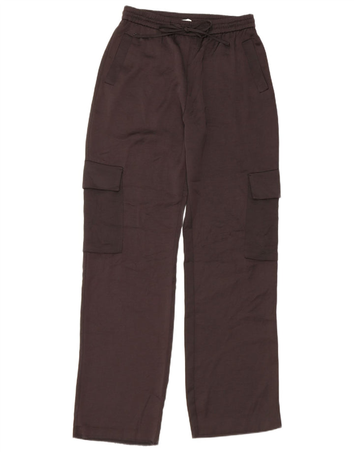 Pantaloni cargo dritti da donna Zara piccoli W27 L31 neri