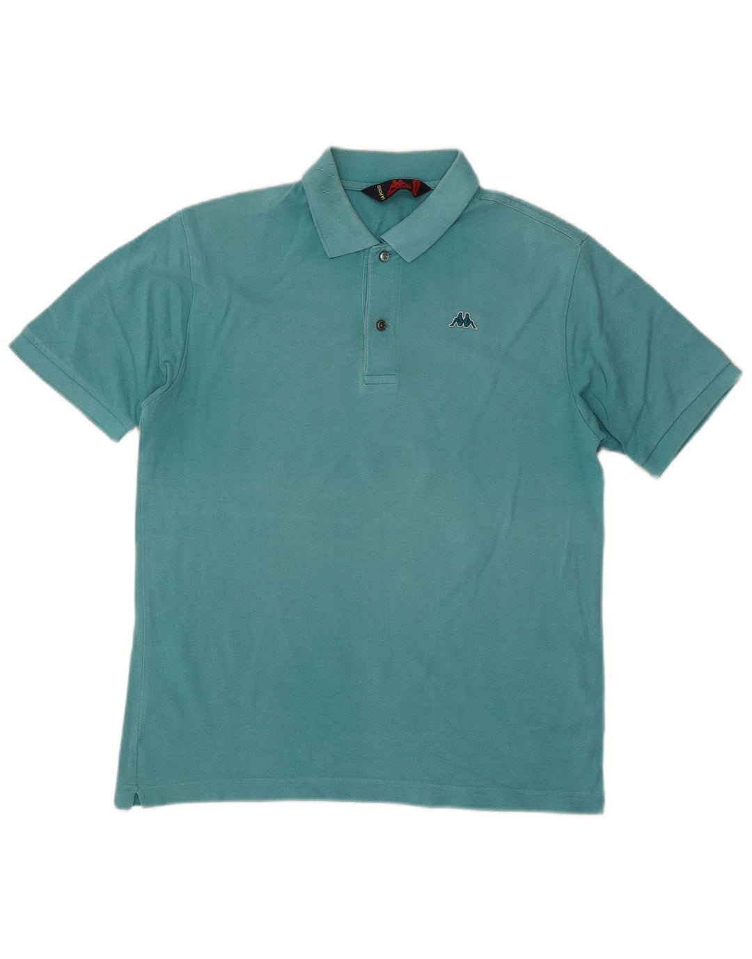 Polo Kappa Uomo Blu Medio in cotone