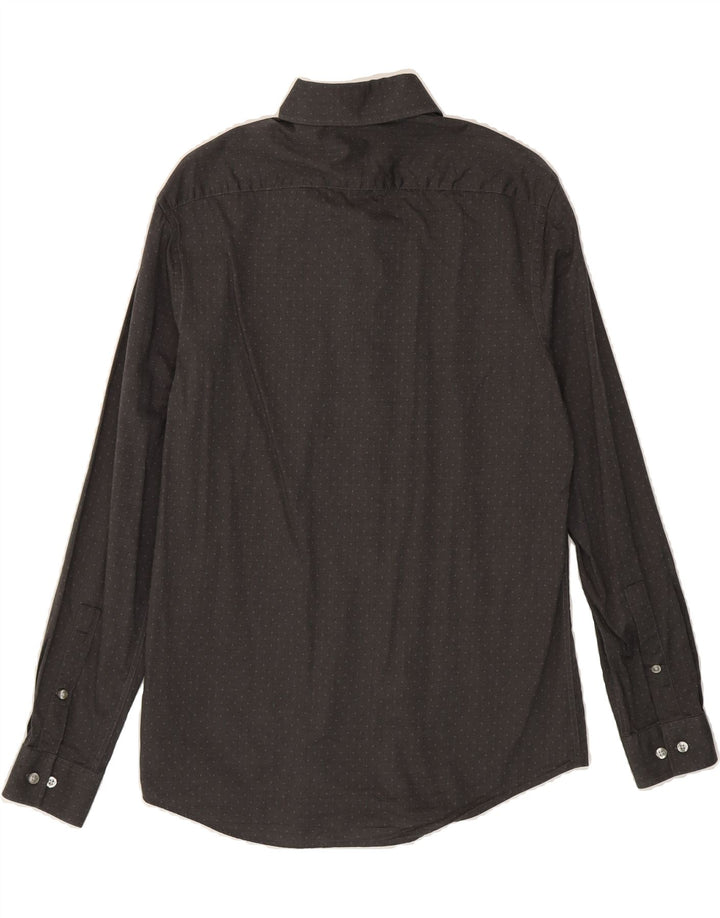 MICHAEL KORS Mens Slim Fit Shirt Size 15 Medium Grey Spotted Vintage Michael Kors and Second-Hand Michael Kors from Messina Hembry 