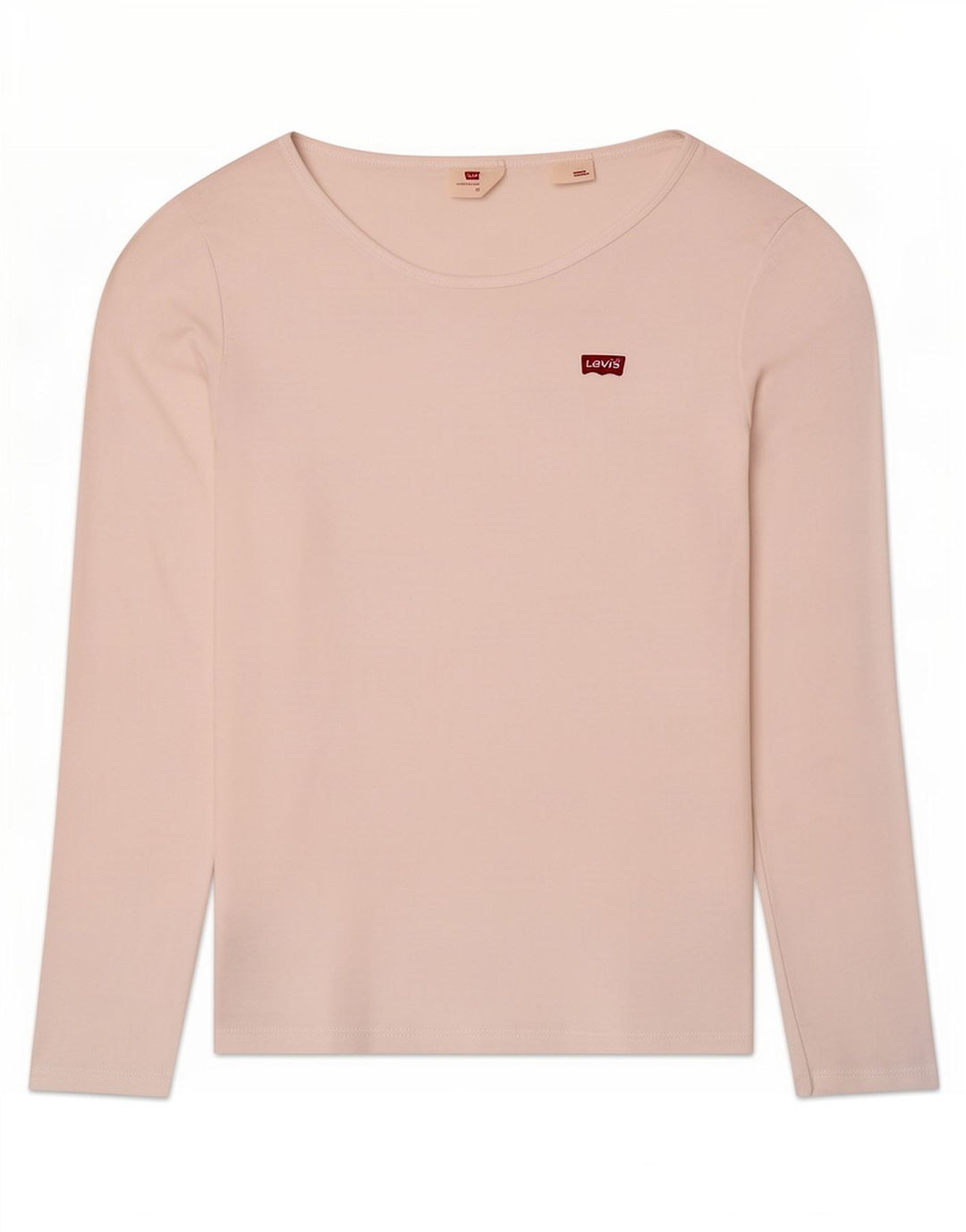 Levi's Donna Top Manica Lunga UK 12 Medio Bianco