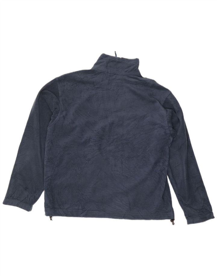 Giacca in pile da uomo Columbia UK 40 Large blu navy in poliestere