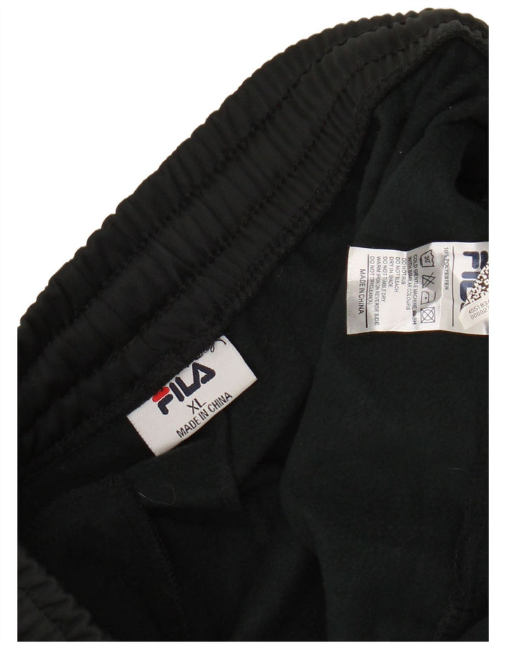 Pantaloni da tuta da uomo Fila XL poliestere nero