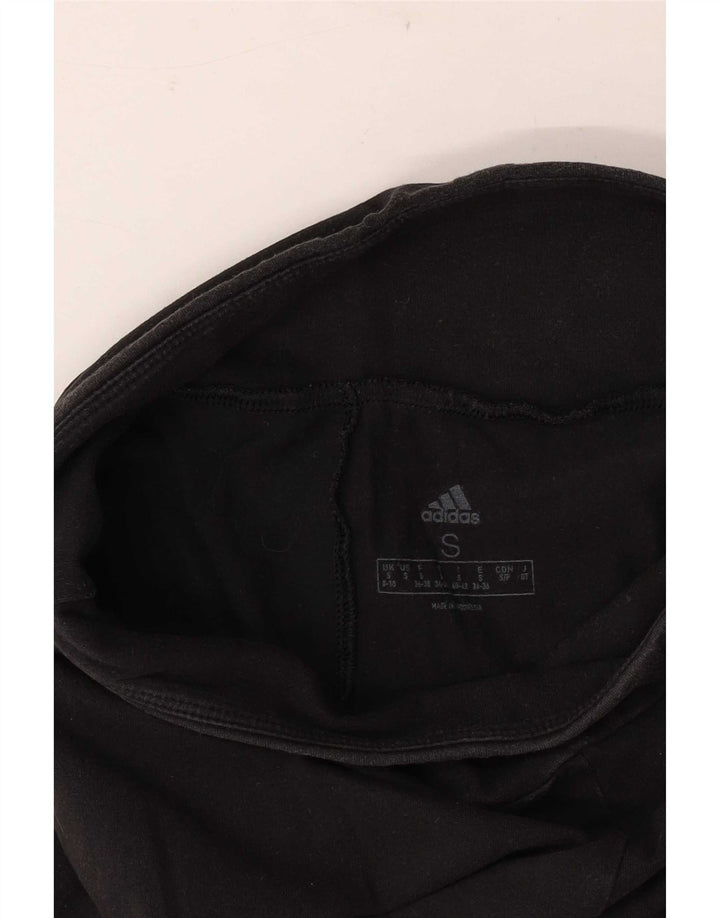 Leggings grafici da donna Adidas UK 8/10 piccoli neri