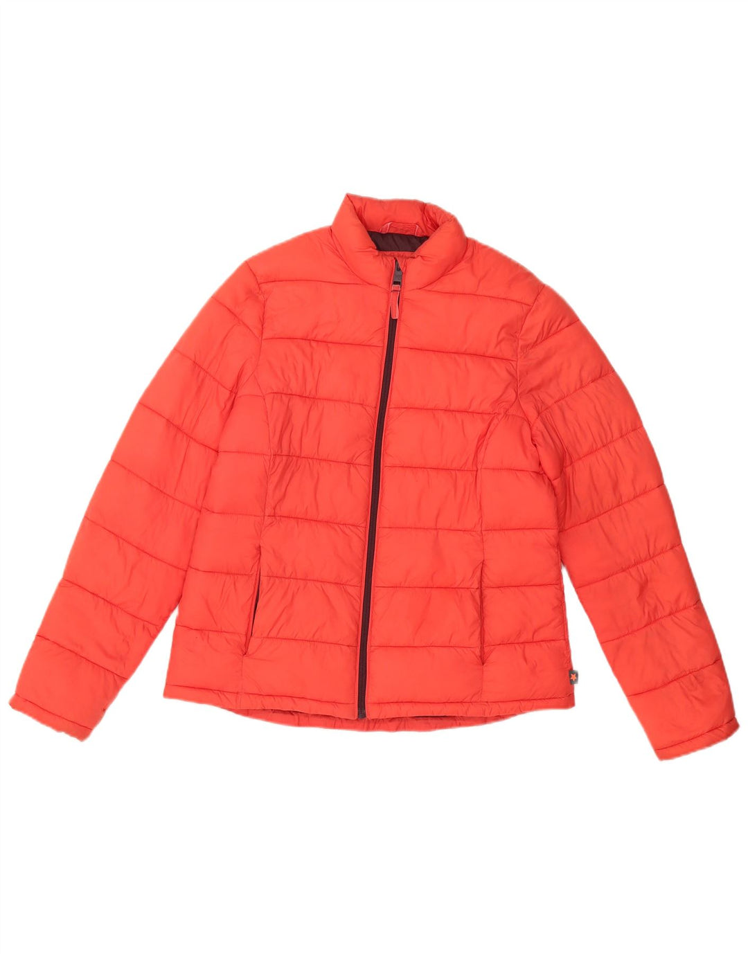 WHITE STUFF Giacca imbottita da donna UK 12 Nylon rosso medio