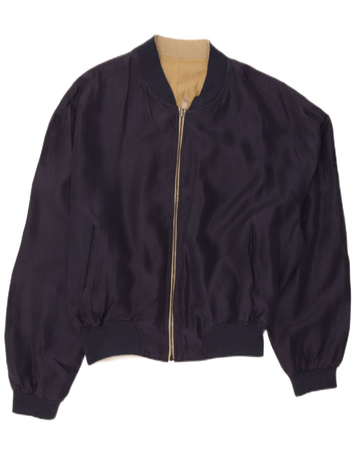 Bomber reversibile da uomo VINTAGE IT 54 2XL Beige Seta