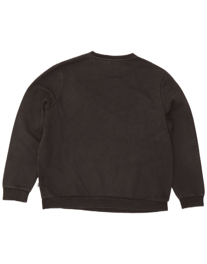 Felpa da uomo Puma Jumper XL in cotone nero