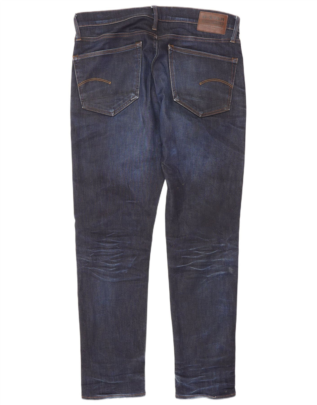 G-STAR Jeans affusolati regolari 3301 da uomo W34 L32 in cotone blu navy