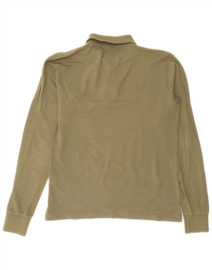Polo a maniche lunghe da uomo North Sails Large in cotone kaki