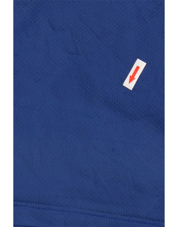 Canotta Adidas Climacool da uomo in poliestere color block blu medio
