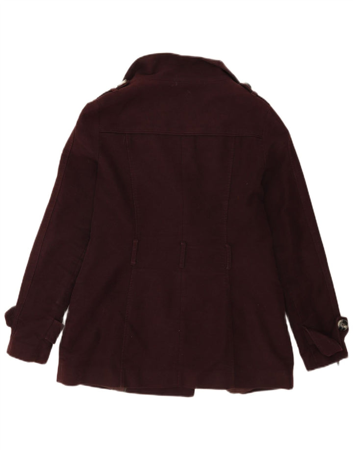 Cappotto da marinaio da donna MINT VELVET UK 10 piccolo cotone marrone