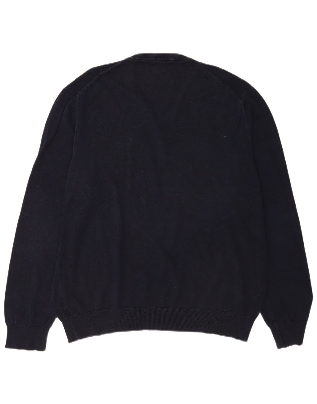 Maglione maglione con scollo a V da uomo Marks & Spencer 2XL cotone blu navy