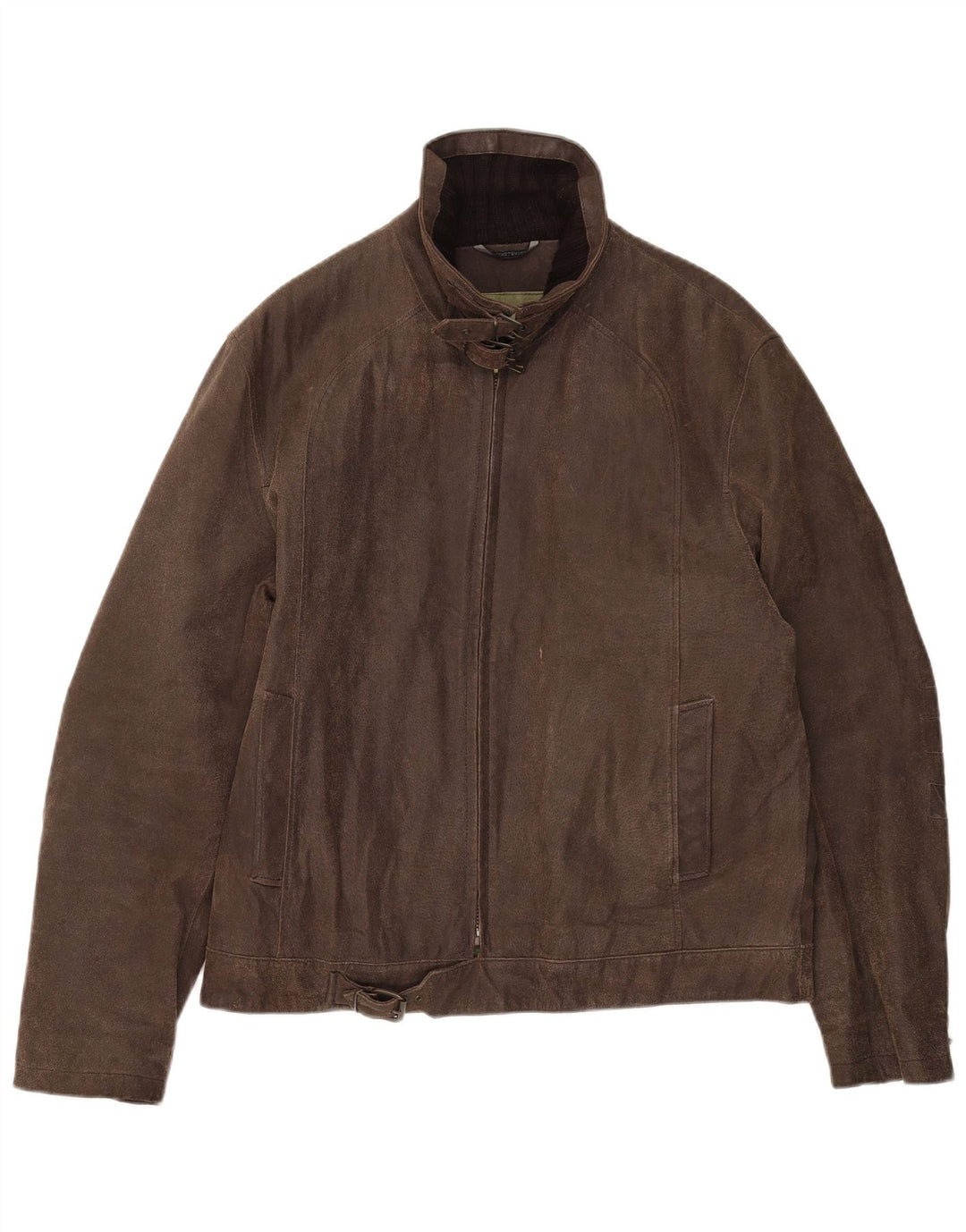 Giacca in Pelle Uomo Basic IT 52 XL Pelle Marrone