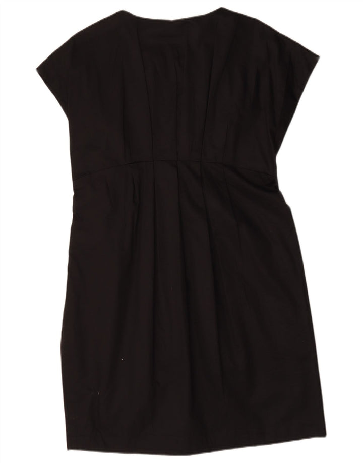 Abito tubino Zara da donna UK 14 grande cotone nero