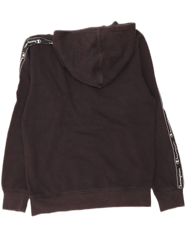Maglione con cappuccio grafico da ragazzo Champion 11-12 anni grande nero