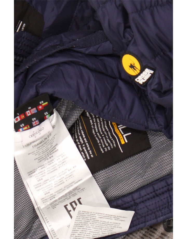 Ciesse Piumini Giacca imbottita con cappuccio da uomo UK 40 Medium Blu Navy Poliammide