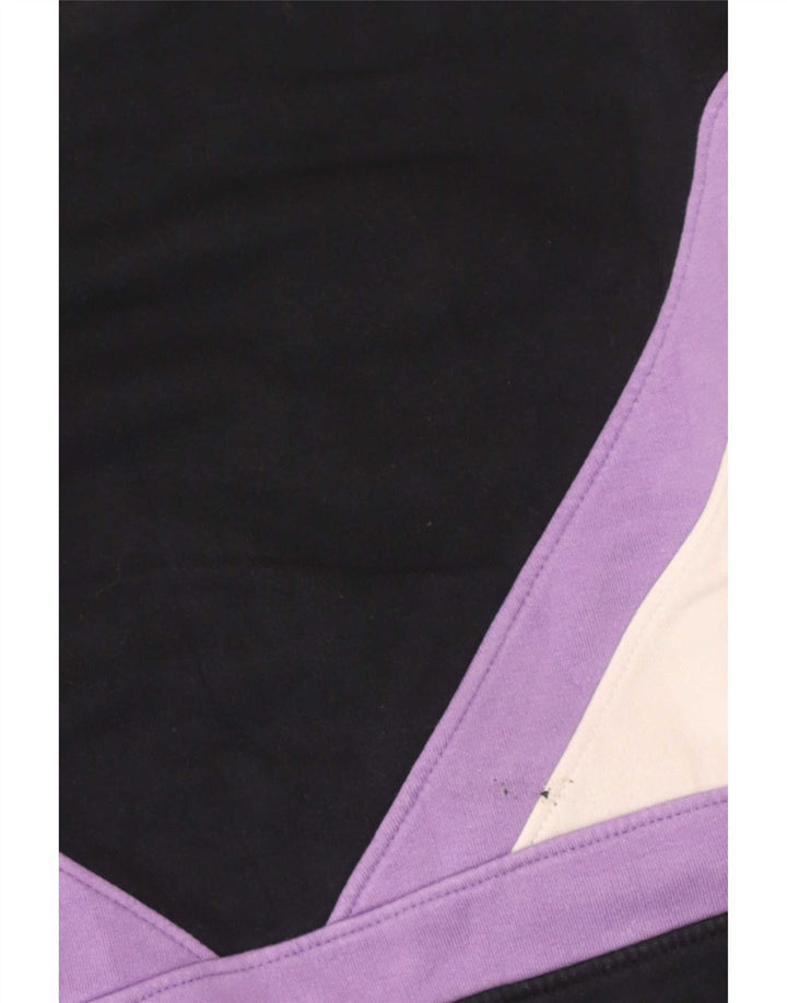 Ellesse, felpa corta da donna, maglione, UK 8, piccolo, multicolore, color block