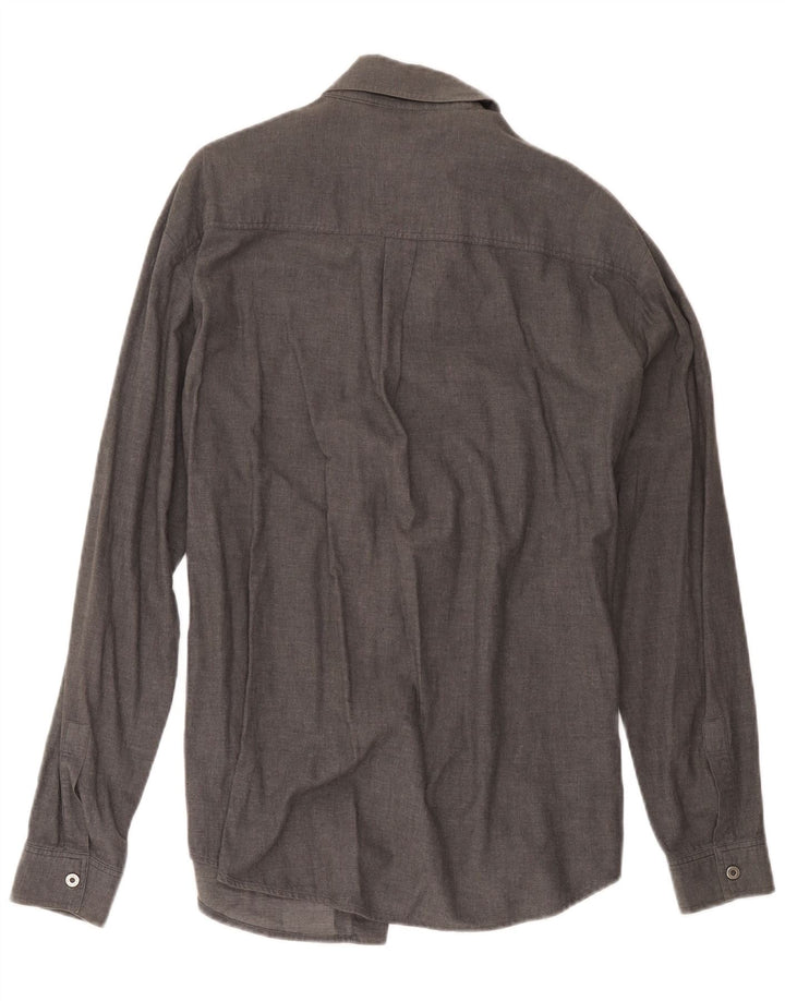 Camicia Versace Uomo Grigio Medio