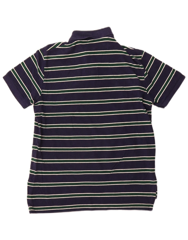 POLO RALPH LAUREN Polo da uomo in cotone a righe medie blu navy