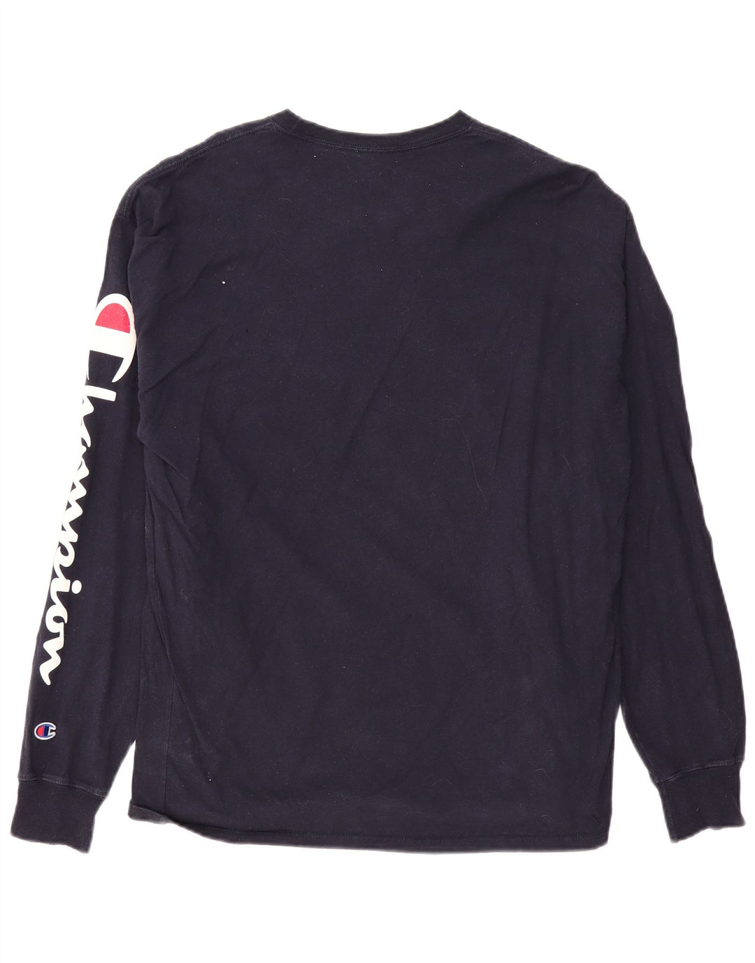 CHAMPION Top grafico da uomo manica lunga XL blu navy