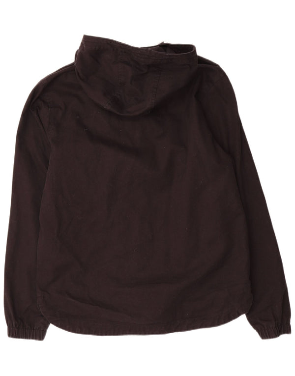 Bomber con cappuccio da uomo Lyle & Scott UK 38 cotone nero medio