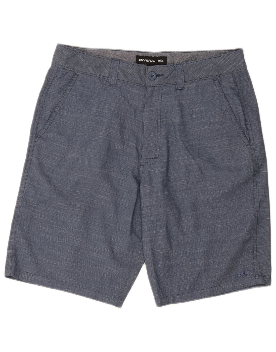 Pantaloncini chino da uomo O'Neill W32 poliestere screziato blu medio