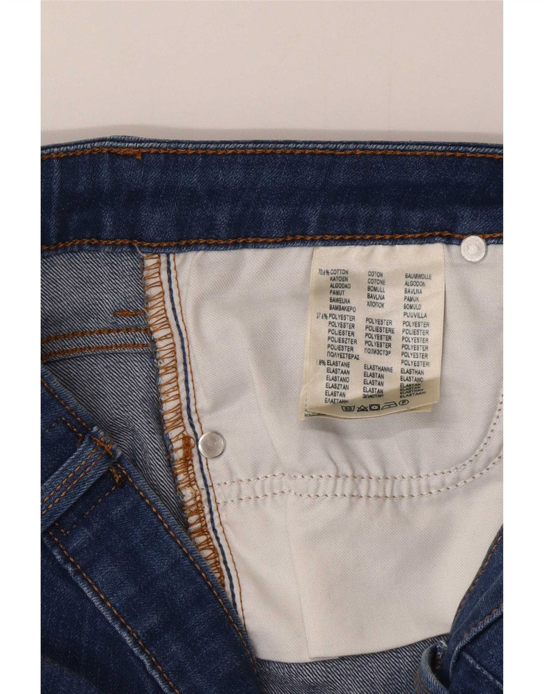 Jeans corti Lee Scarlett da donna W30 L25 cotone blu