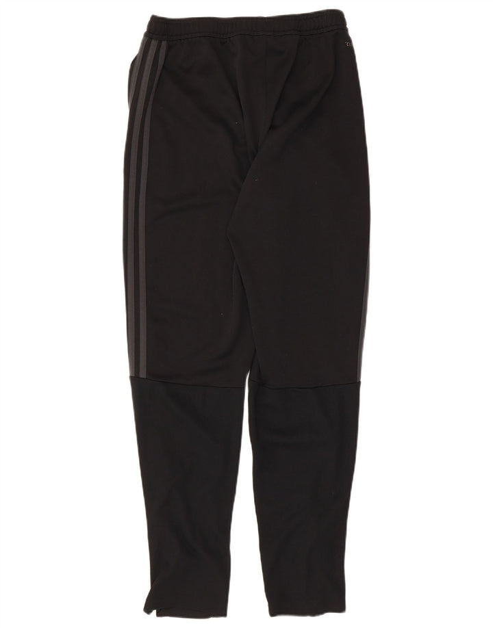 Pantaloni da tuta Adidas Climalite da uomo medio poliestere nero