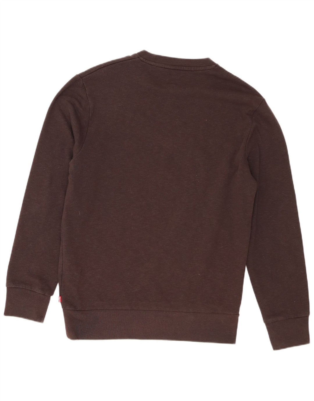 Levi's Felpa con grafica da uomo Maglione piccolo in cotone marrone