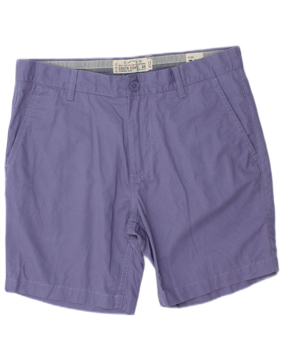 Pantaloncini chino da uomo FAT FACE W32 cotone viola medio