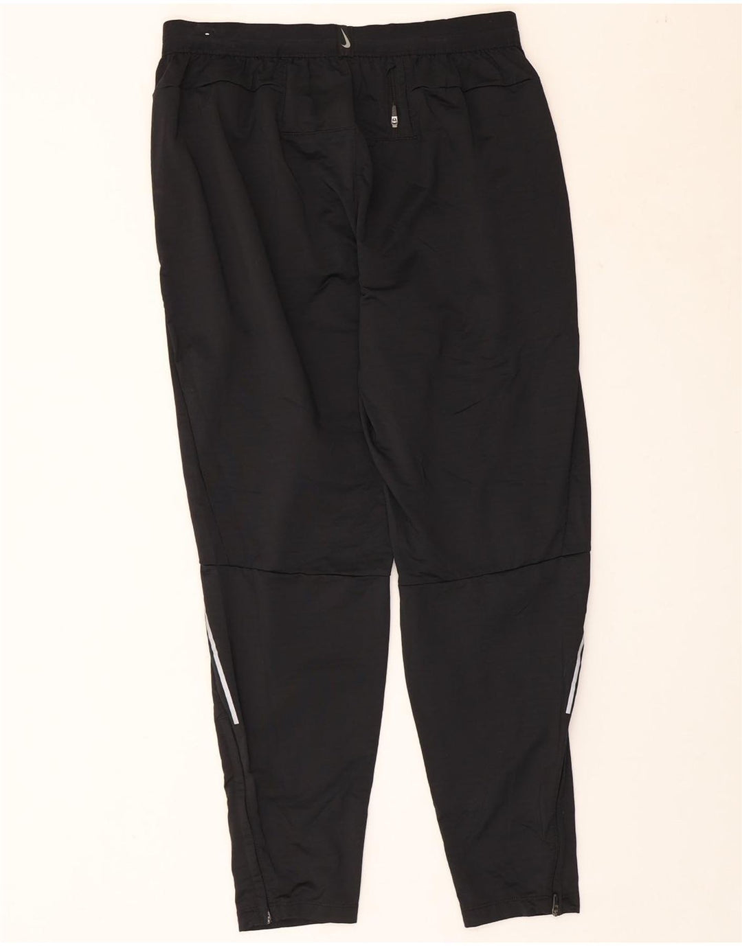 Pantaloni da tuta da uomo NIKE Dri Fit grandi in poliestere nero