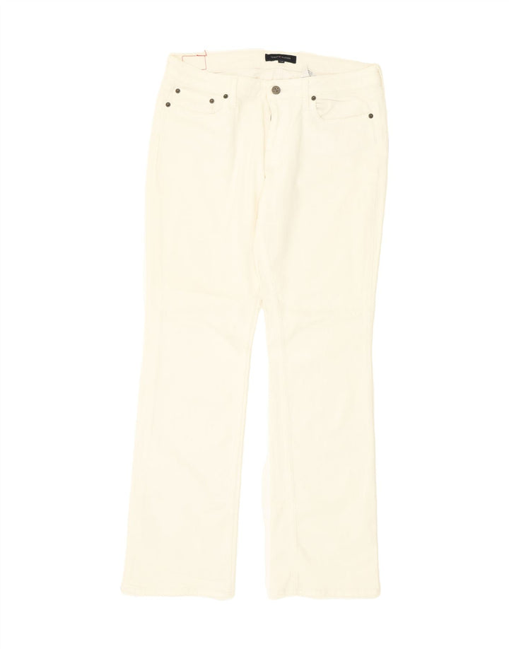 TOMMY HILFIGER Womens Straight Jeans  W31 L32 White Cotton Vintage Tommy Hilfiger and Second-Hand Tommy Hilfiger from Messina Hembry 