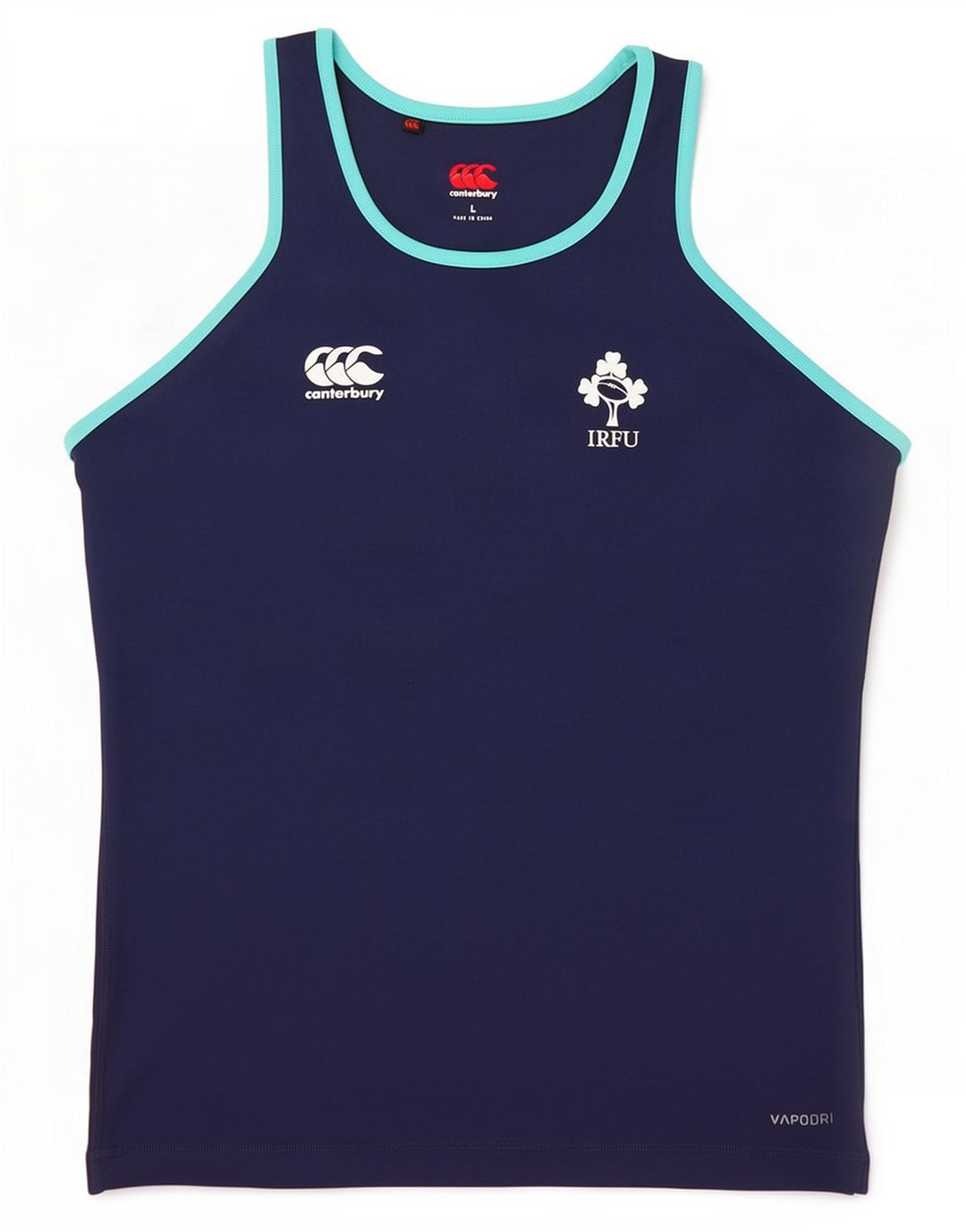 Canterbury Canottiera Irlanda da uomo grande in poliestere blu navy