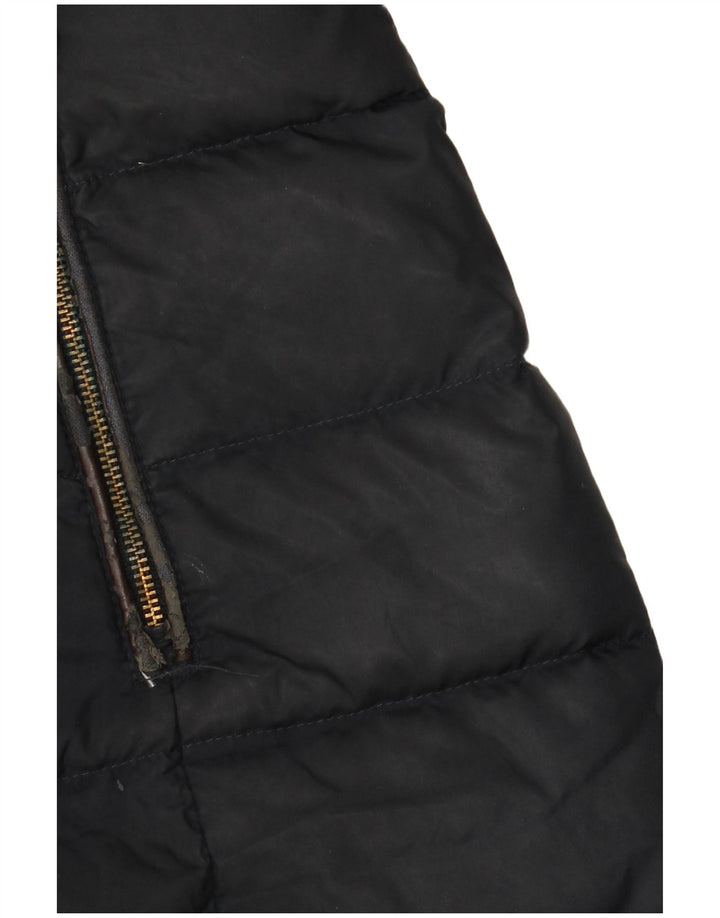Giacca imbottita con cappuccio da donna Joules UK 14 grande poliestere blu navy