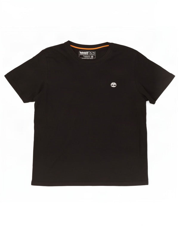 T-shirt Timberland da donna vestibilità regolare XL XL in cotone nero