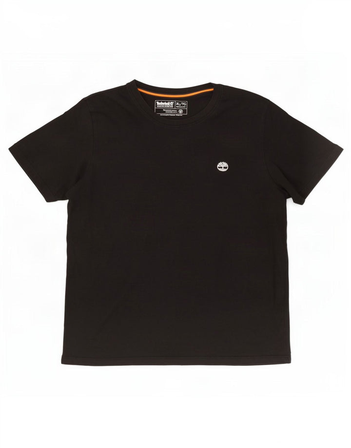 T-shirt Timberland da donna vestibilità regolare XL XL in cotone nero