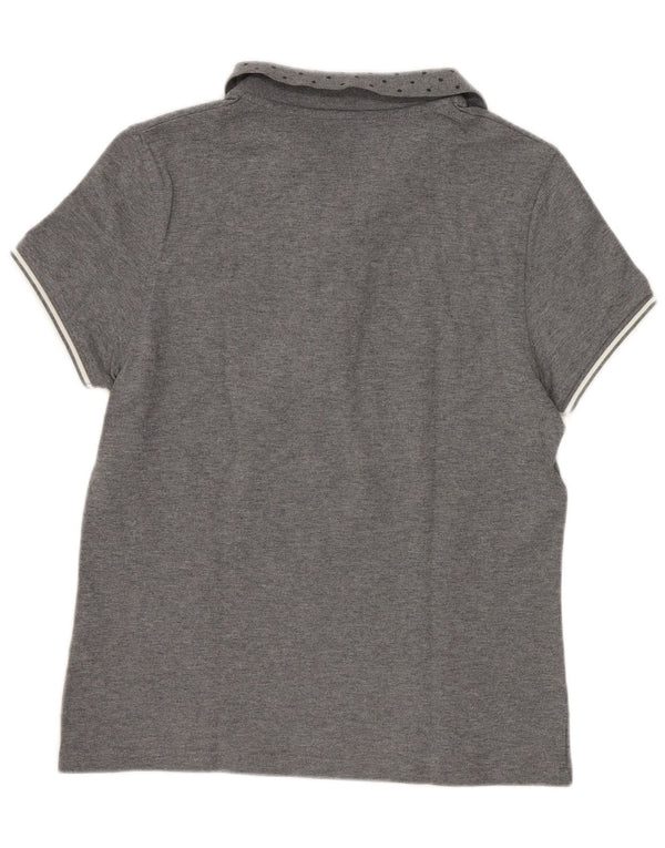 Polo da donna Fred Perry UK 12 cotone maculato grigio medio