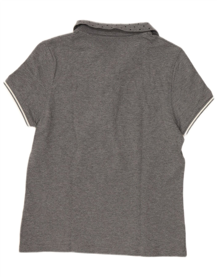 Polo da donna Fred Perry UK 12 cotone maculato grigio medio