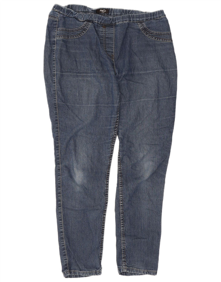 Jeans Jeggings Petite da donna M&Co W32 L26 Blu