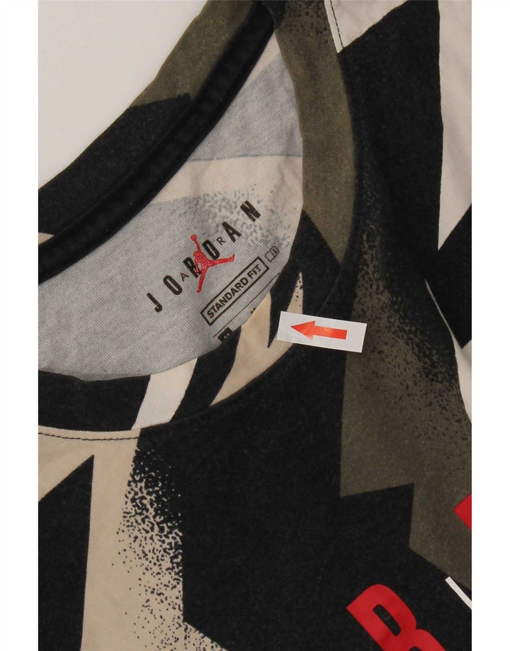 T-shirt grafica Jordan da uomo con vestibilità standard, media, multicolore, geometrica
