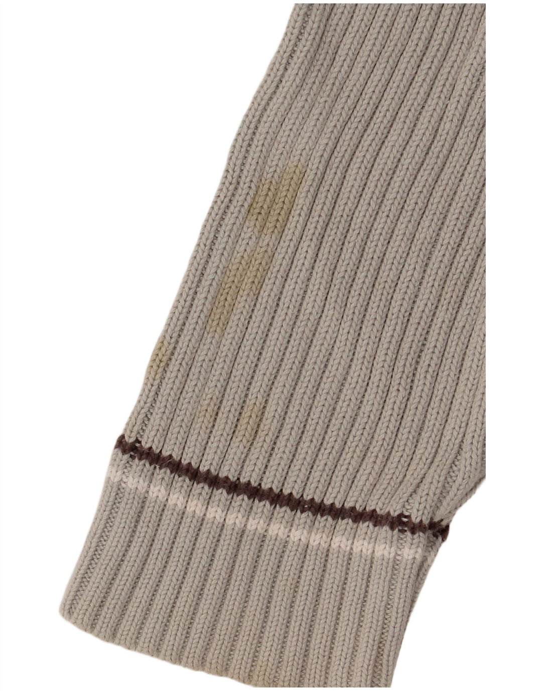 Maglione da uomo girocollo Kickers in cotone color block grigio medio