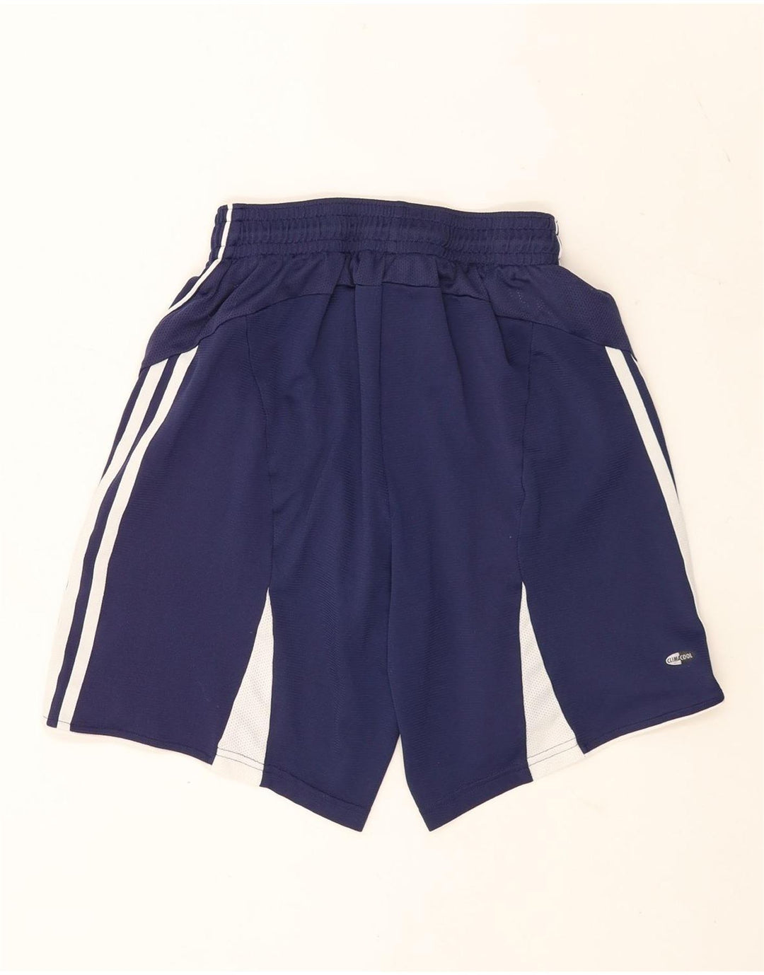 Pantaloncini sportivi Adidas Climacool da uomo grandi in poliestere color block blu navy