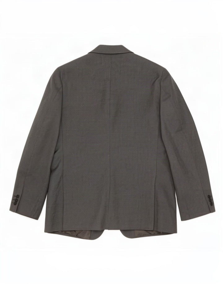 Giacca blazer a 2 bottoni da uomo Marks & Spencer UK 40 Poliestere grigio medio