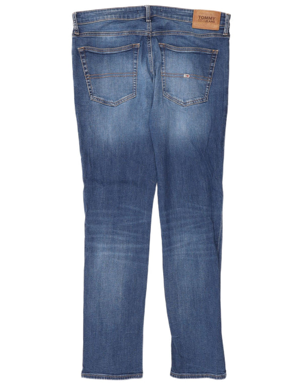 Tommy Hilfiger Uomo Scanton Slim Jeans W36 L32 Cotone Blu