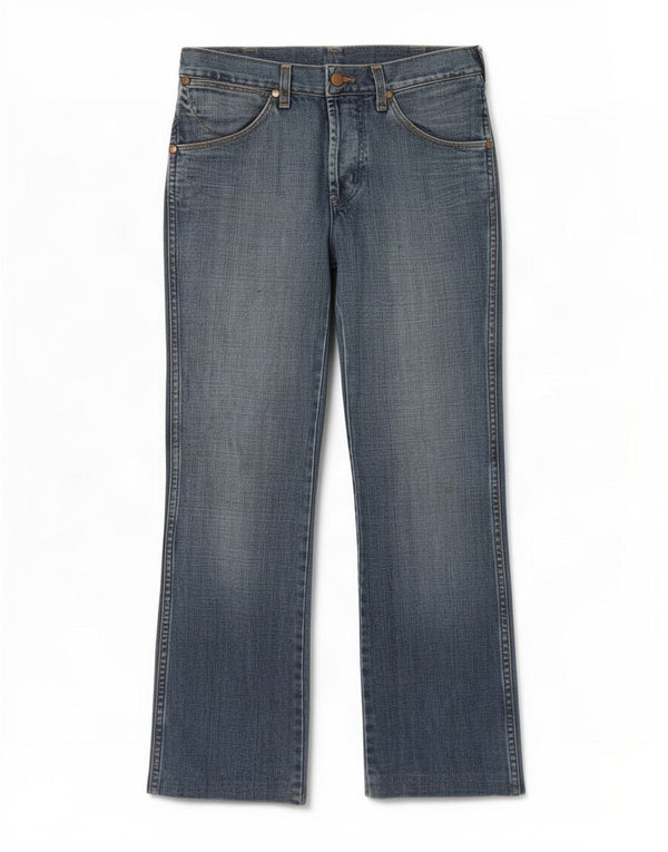 Jeans dritti da uomo Rockville Wrangler W28 L34 cotone blu