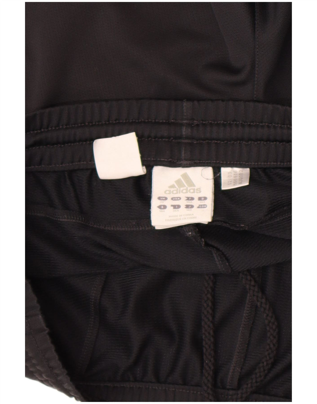 Pantaloncini sportivi Adidas da ragazzo 13-14 anni in poliestere nero